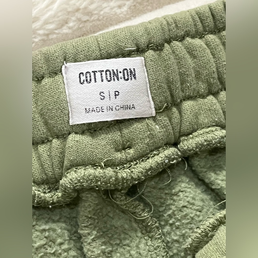 Cotton On Green Sweatset Womens Top Medium Bottoms Small - Picture 5 of 6